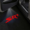 Dodge Dodge Charger 6th/7th Gen Premium Puddle Lights Multiple Designs 2006-2025 SRT Wording Red - 1 Set - 2 Doors / Dodge Charger 6th Gen LX - 2006-2010