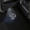 Dodge Dodge GTS Premium Door Puddle Lights Various Designs 2007-2014 Hellcat Logo White - 1 Pair - 2 Doors