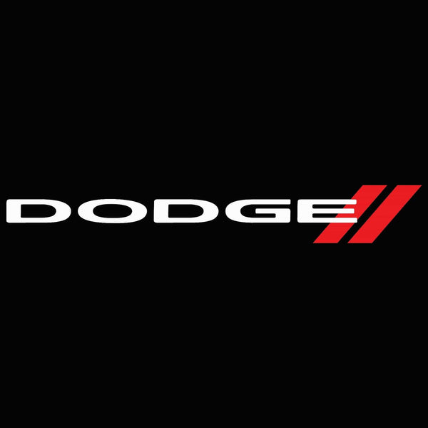 Dodge Dodge Universal Door Stick On Puddle Lights Multiple Designs