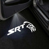 Dodge Dodge Universal Door Stick On Puddle Lights Multiple Designs SRT Hawk Logo - 1 Pair 2 Doors