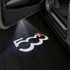 Fiat Fiat 500X Premium Puddle Lights Multiple Designs - 2015-2025 500X Logo - 1 Set - 2 Doors