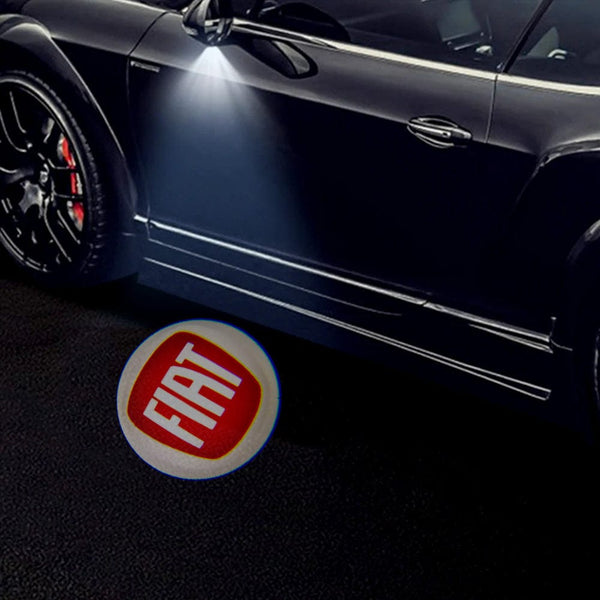 Fiat Logo - 1 Pair 2 Side Mirror Lights