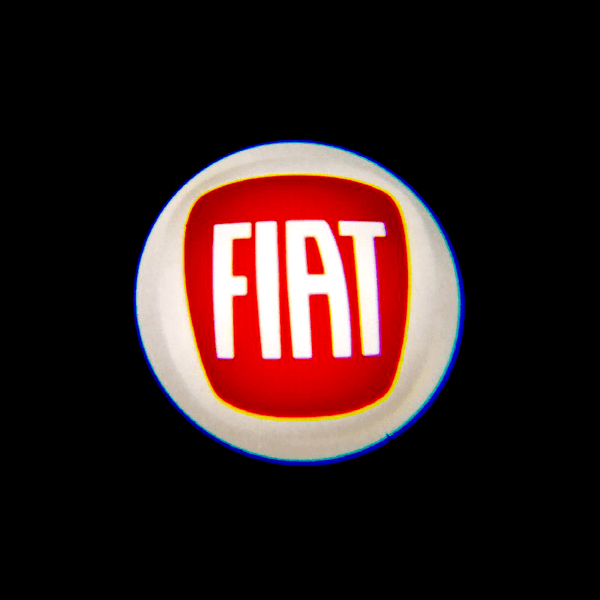 Fiat Fiat Argo Premium Side Wing Mirror Puddle Lights Multiple Designs 2017-2025 Fiat Logo