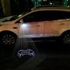 Ford Fire White Logo - 1 Pair 2 Side Mirror Lights