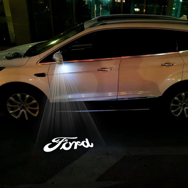 Ford Word White - 1 Pair 2 Side Mirror Lights