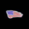 Ford Ford Edge Premium Side Mirror Puddle Lights Multiple Designs 2007-2025 American Flag 1 Set - 2 Doors / Ford Edge 1st Gen U387 - 2007-2014