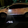 RS White With White Outline - 1 Pair 2 Side Mirror Lights