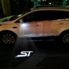Ford Ford Everest MK2 Premium Side Wing Mirror Puddle Lights Multiple Designs 2016-2022 ST White With Outline - 1 Set - 2 Lights