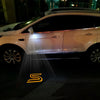 Ford Ford Expedition Premium Side Wing Mirror Puddle Lights Multiple Designs 2003-2025 S Orange Outline - 1 Set - 2 Lights