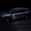 Ford Ford EXPLORER 5th Gen Premium Side Wing Mirror Puddle Lights Multiple Designs 2011-2019 S Outline Blue - 1 Set - 2 Lights