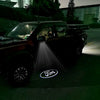 Ford Ford F150 12th Gen Premium Side Wing Mirror Puddle Lights Multiple Designs 2009-2014 Ford Logo 2 - 1 Set - 2 Lights