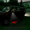 Ford Ford F150 12th Gen Premium Side Wing Mirror Puddle Lights Multiple Designs 2009-2014 Raptor Claw Red - 1 Set - 2 Lights