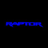 Ford Ford F150 12th Gen Premium Side Wing Mirror Puddle Lights Multiple Designs 2009-2014 Raptor Word Blue - 1 Set - 2 Lights