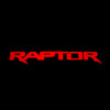 Ford Ford F150 12th Gen Premium Side Wing Mirror Puddle Lights Multiple Designs 2009-2014 Raptor Word Red - 1 Set - 2 Lights
