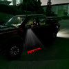 Ford Ford F150 12th Gen Premium Side Wing Mirror Puddle Lights Multiple Designs 2009-2014 Raptor Word Red - 1 Set - 2 Lights