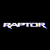 Ford Ford F150 12th Gen Premium Side Wing Mirror Puddle Lights Multiple Designs 2009-2014 Raptor Word White - 1 Set - 2 Lights