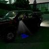 Ford Ford F150 12th Gen Premium Side Wing Mirror Puddle Lights Multiple Designs 2009-2014 S Outline Blue - 1 Set - 2 Lights