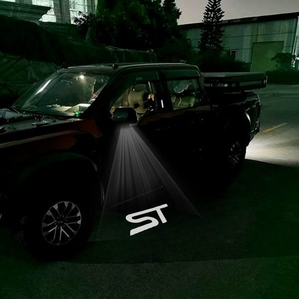 ST White - 1  Pair 2 Side Mirror Lights
