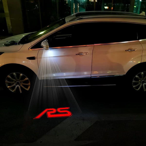RS Red With Red Outline - 1 Pair 2 Side Mirror Lights