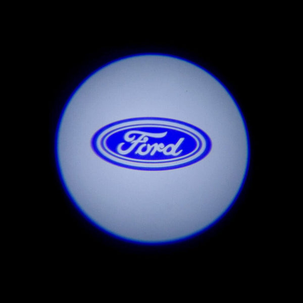 Ford Ford Focus MK4 Premium Side Wing Mirror Puddle Lights Multiple Designs 2018-2025 Ford Logo 1 - 1 Set - 2 Lights