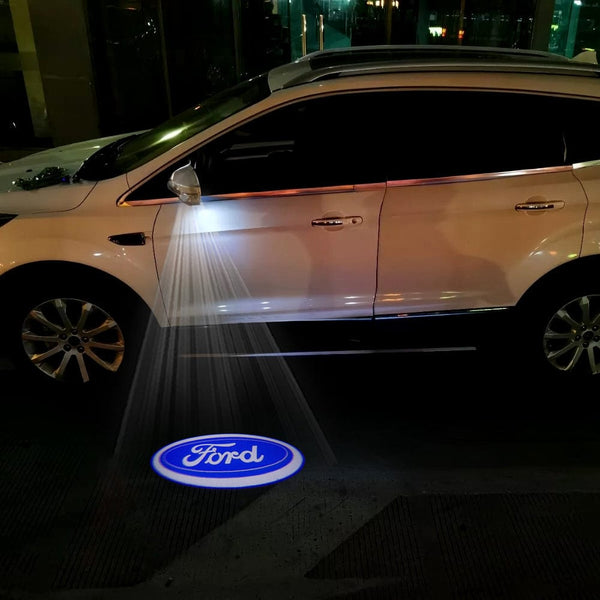 Ford Classic Logo - 1 Pair 2 Side Mirror Lights