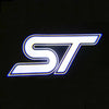 Ford Ford Kuga Premium Side Wing Mirror Puddle Lights Multiple Designs 2008-2025 ST White + White Outline 1 Set - 2 Lights
