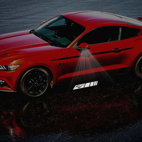 Ford LED Side Mirror MACH1 Projector Puddle Lights Pair for Ford Mustang 2013-2025 FORD MUSTANG BAR - 1 Pair - 2 Side Mirror Lights