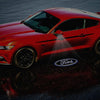 Ford LED Side Mirror MACH1 Projector Puddle Lights Pair for Ford Mustang 2013-2025 Ford White Logo - 1 Pair 2 Side Mirror Lights