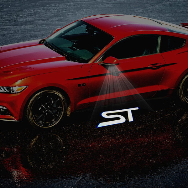 ST White - 1 Pair 2 Side Mirror Lights