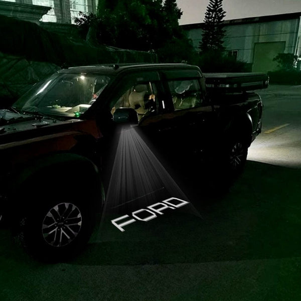 Ford LED Side Mirror Projector Puddle Welcome Lights for Ford F150 RAPTOR - 2015-2025 FORD RAPTOR FRONT GRILL STYLE - 1 Pair 2 Side Mirror Lights