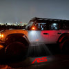 Ford Premium LED Side Mirror Projector Puddle Approach Lights for Ford Bronco 2021-2025 RS Red With Red Outline - 1 Set - 2 Lights