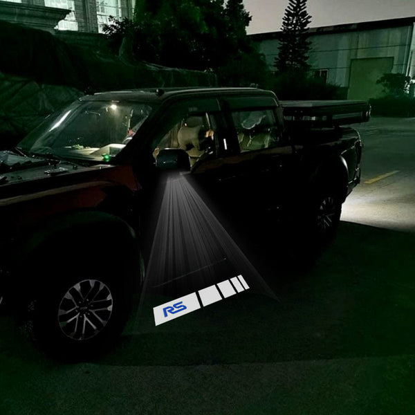 Ford Premium LED Side Mirror Projector Puddle Approach Lights for Ford Ranger 2023-2025 RS Bar Logo - 1 Pair 2 Side Mirror Lights