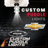 GMC Custom Side Wing Mirror Projector Puddle Lights for GMC Sierra 3500 HD - 2015-2025 Custom Design + 1 Set - 2 Lights