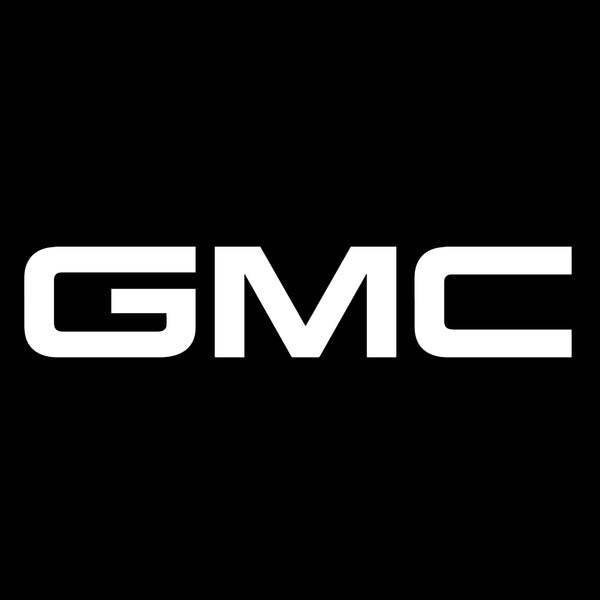 GMC GMC Canyon Door Stick On Puddle Lights Multiple Designs 2003-2025 GMC Logo 3 - 1 Set - 2 Doors