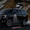 GMC Red With White Outline - 1 Pair 2 Side Mirror Lights