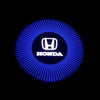 Honda Honda Accord Premium Puddle Lights Multiple Designs 1998-2025 Honda Logo + Blue 1 Set - 2 Doors / Honda Accord 6th Gen 1998-2002