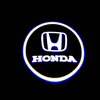 Honda Honda Elysion 1st Gen Premium Puddle Lights Multiple Designs 2004-2013 Honda Logo Circle + White 1 Set - 2 Doors