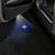 Honda Honda Pilot Premium Puddle Door Lights Various Designs 2009-2022 Honda Logo Blue - 1 Pair - 2 Doors