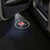 Honda Honda Pilot Premium Puddle Door Lights Various Designs 2009-2022 Honda Logo Circle Red - 1 Pair - 2 Doors