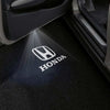 Honda Honda Pilot Premium Puddle Door Lights Various Designs 2009-2022 Honda Logo White - 1 Pair - 2 Doors