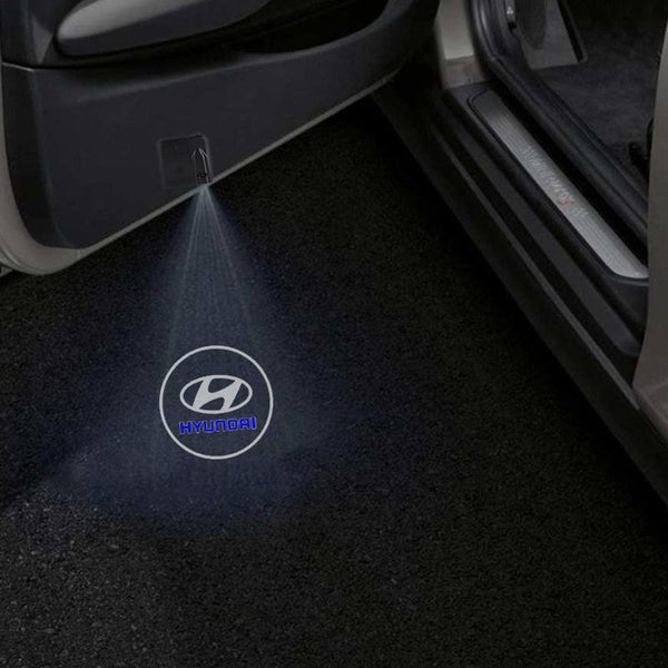 Hyundai Hyundai i10 Door Stick On Puddle Lights Multiple Designs 2007-2025