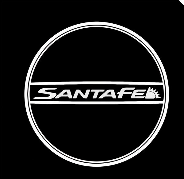 Hyundai Hyundai Maxcruz Premium Puddle Lights Multiple Designs 2013–2018 SANTA FE Logo 2