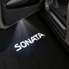 Hyundai Hyundai Sonata 5th/6th Gen Door Stick On Puddle Lights Multiple Designs 1999–2013 Sonata Word - 1 Set - 2 Doors