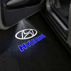 Hyundai Hyundai Sonata 6th Gen YF/i45 Premium Puddle Lights Multiple Designs 2010–2014 Hyundai Logo 2 - 1 Set - 2 Doors