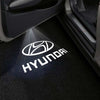 Hyundai Hyundai Sonata 6th Gen YF/i45 Premium Puddle Lights Multiple Designs 2010–2014 Hyundai Logo 3 - 1 Set - 2 Doors