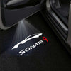 Hyundai Hyundai Sonata 7th Gen LF Premium Puddle Lights Multiple Designs 2015–2019 SONATA 9 With Car - 1 Set - 2 Doors