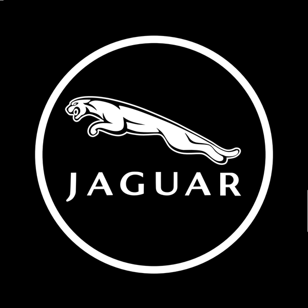 Hyundai Jaguar I-PACE Door Stick On Puddle Lights Multiple Designs 2018-2025 Jaguar Logo 1 - 1 Set - 2 Doors