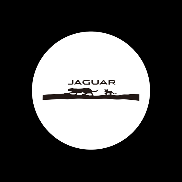 Hyundai Jaguar XE Door Stick On Puddle Lights Multiple Designs 2016-2024 Jaguar Logo 6 - 1 Set - 2 Doors