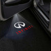 Infiniti Infiniti FX Series 2nd Gen Premium Door Puddle Lights Various Designs 2009-2019 Infiniti Logo Red - 1 Pair - 2 Doors