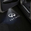 Infiniti Infiniti FX Series 2nd Gen Premium Door Puddle Lights Various Designs 2009-2019 Infiniti Logo White - 1 Pair- 2 Doors